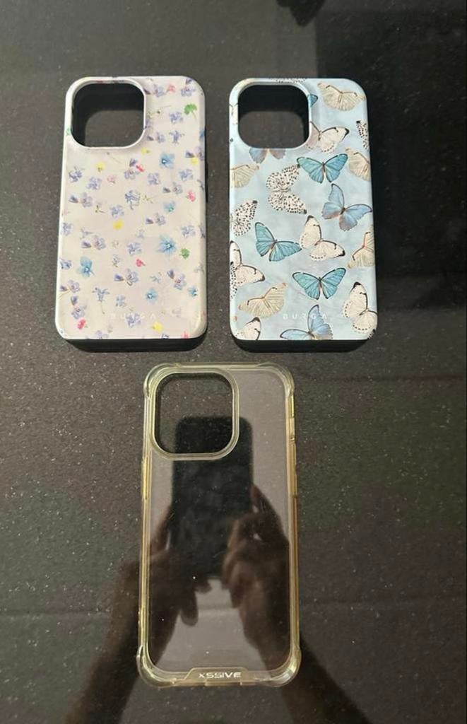 3x iPhone 13 Pro Hoesjes: Burga (2x) & Xssive (1x), Hoesje of Tasje, Ophalen of Verzenden, Burga, IPhone 13 Pro