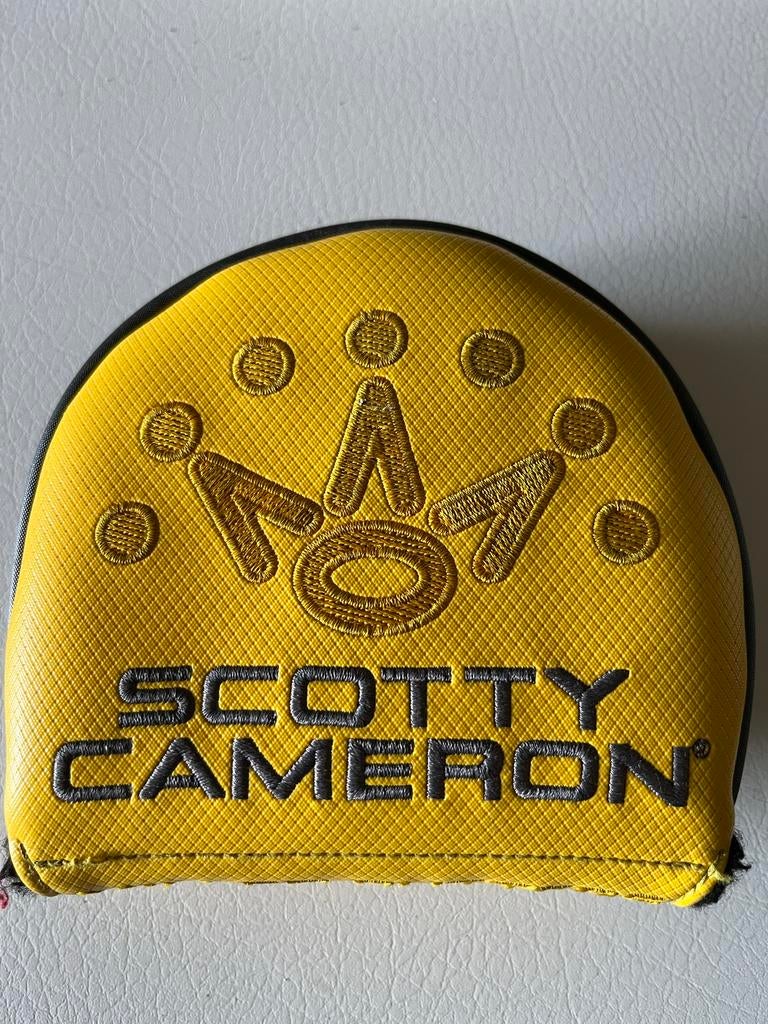 Originele Scotty Cameron Putter Hoes - Geel met Kroon Design, Ophalen of Verzenden, Zo goed als nieuw, Overige typen, Overige merken