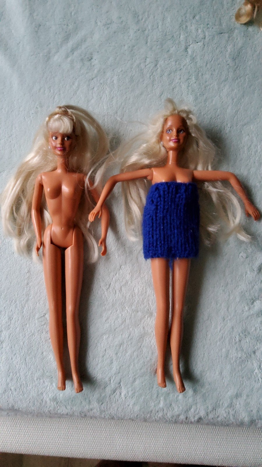 2 Vintage Barbie Hasbro met beweegbare rollende ogen., Ophalen of Verzenden
