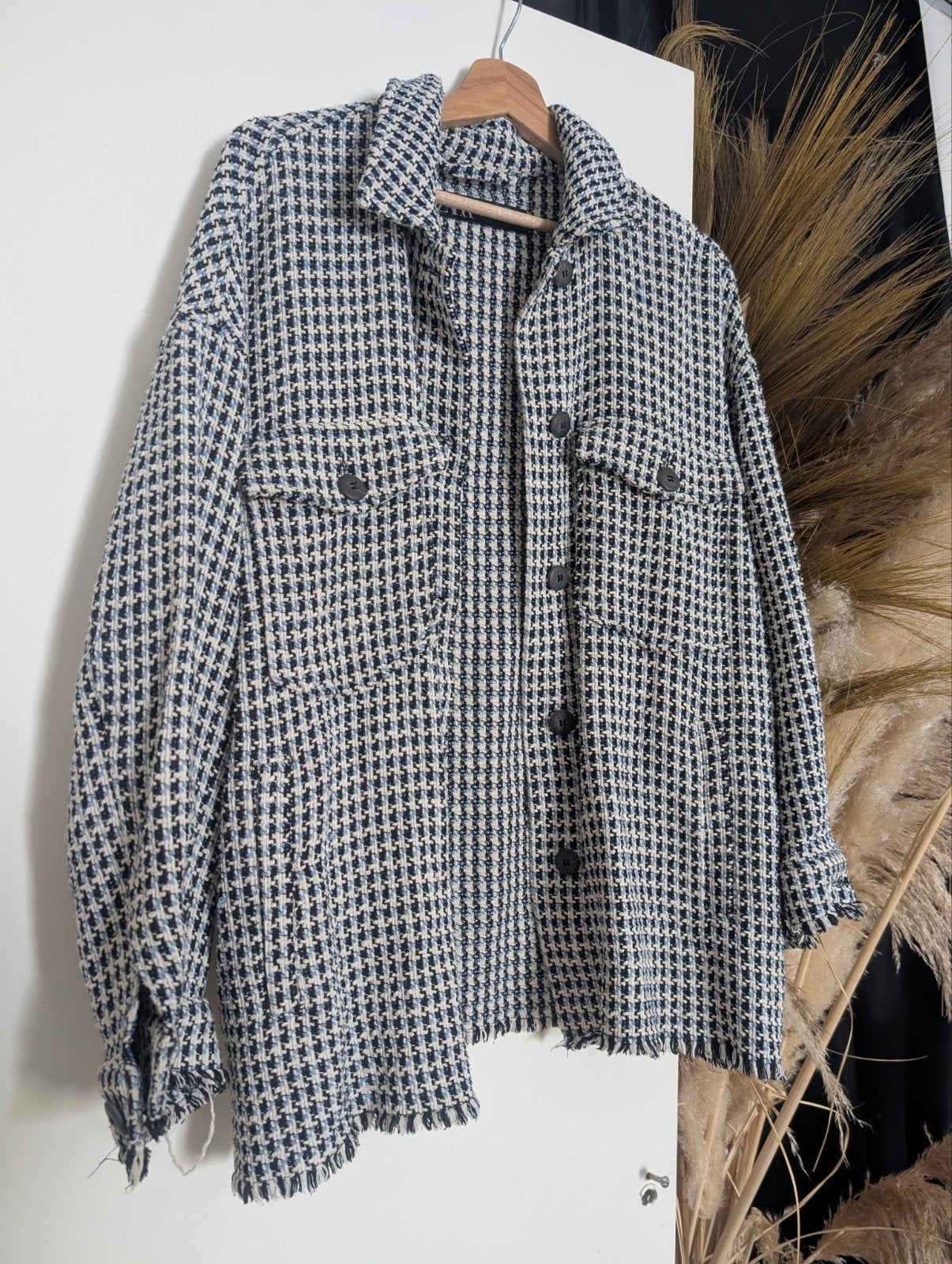 Zara geruite shacket - Maat S, Ophalen of Verzenden, Zo goed als nieuw, Maat 36 (S), Zara