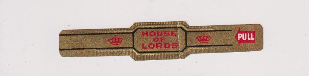 sigarenbanden - HOUSE OF LORDS, Ophalen of Verzenden, Zo goed als nieuw, Sigarenbandjes