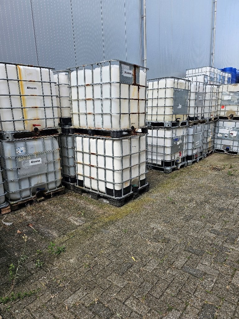 ibc voor kachelhout of puin, Tuin en Terras, 150 liter of meer, Ophalen, Gebruikt, Kunststof