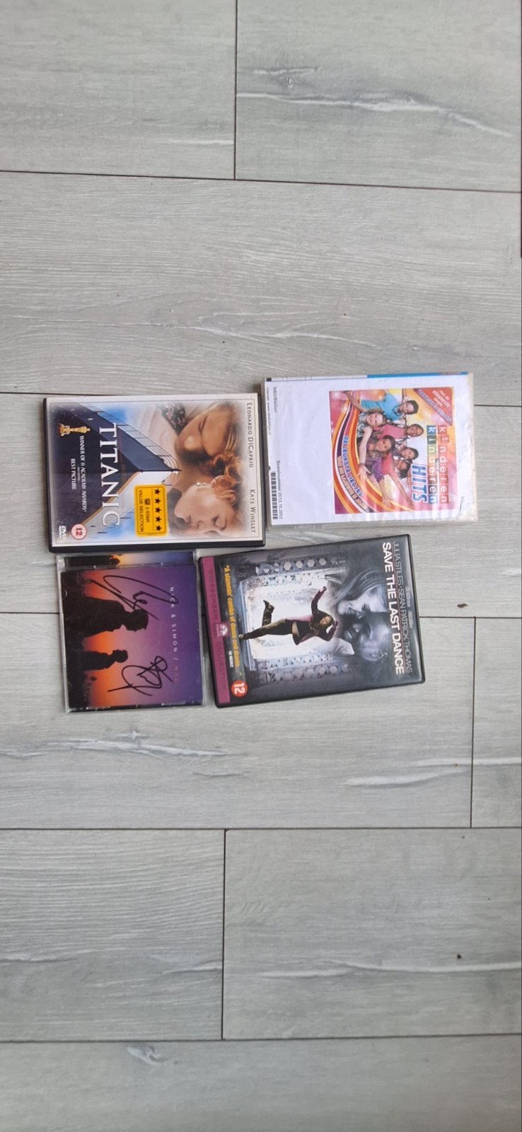 DVD-collectie: Titanic, Save the Last Dance, Kinderhits, Gebruikt, Overige genres, Nederlands, Ophalen of Verzenden