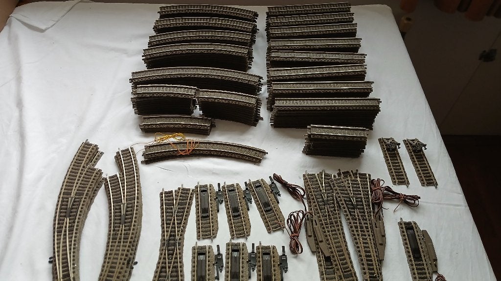 Fleischmann Profi rail assortie, a kwaliteit, Gebruikt, Gelijkstroom, Fleischmann, Rails