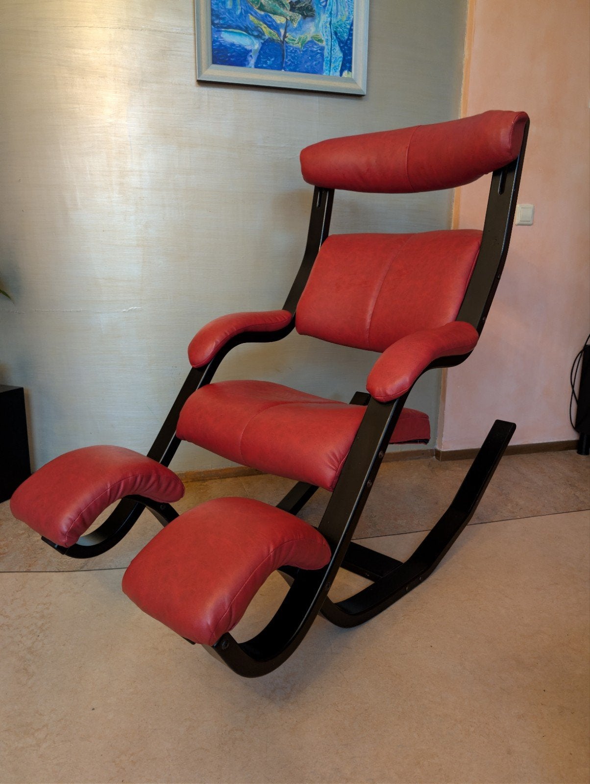 Varier (Stokke) Gravity balansstoel, Professioneel herstoft, Ophalen, Zo goed als nieuw, Hout