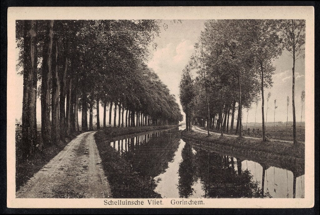 Gorinchem, Schelluinsche Vliet., Verzamelen, Ophalen of Verzenden, Voor 1920, Ongelopen, Zuid-Holland