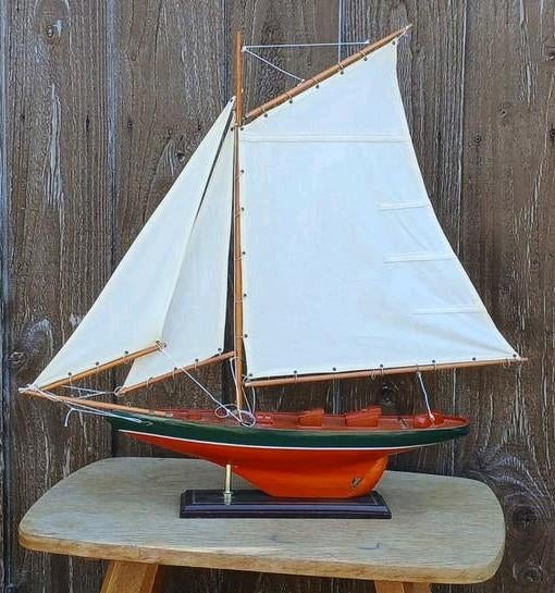 Decoratief Zeilboot Model - Houten Schaalmodel, Ophalen of Verzenden