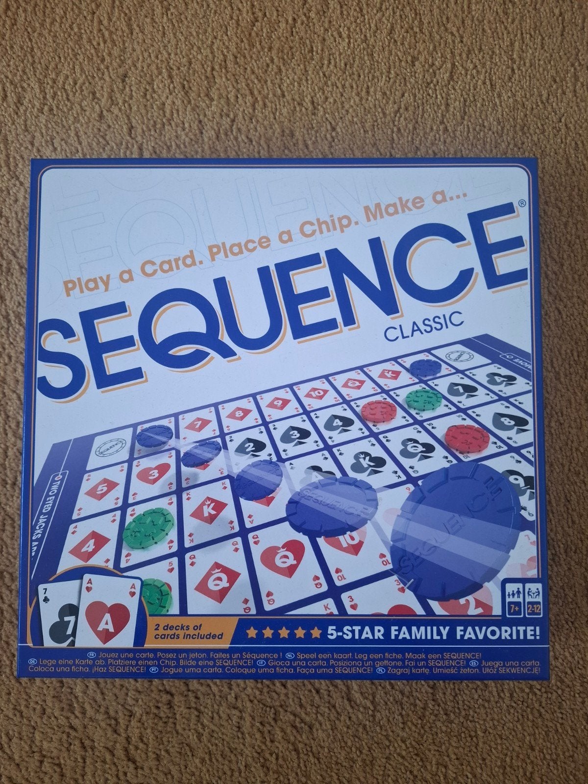 Sequence Classic Bordspel - Strategisch Kaartspel, Een of twee spelers, Ophalen of Verzenden, Nieuw, Goliath