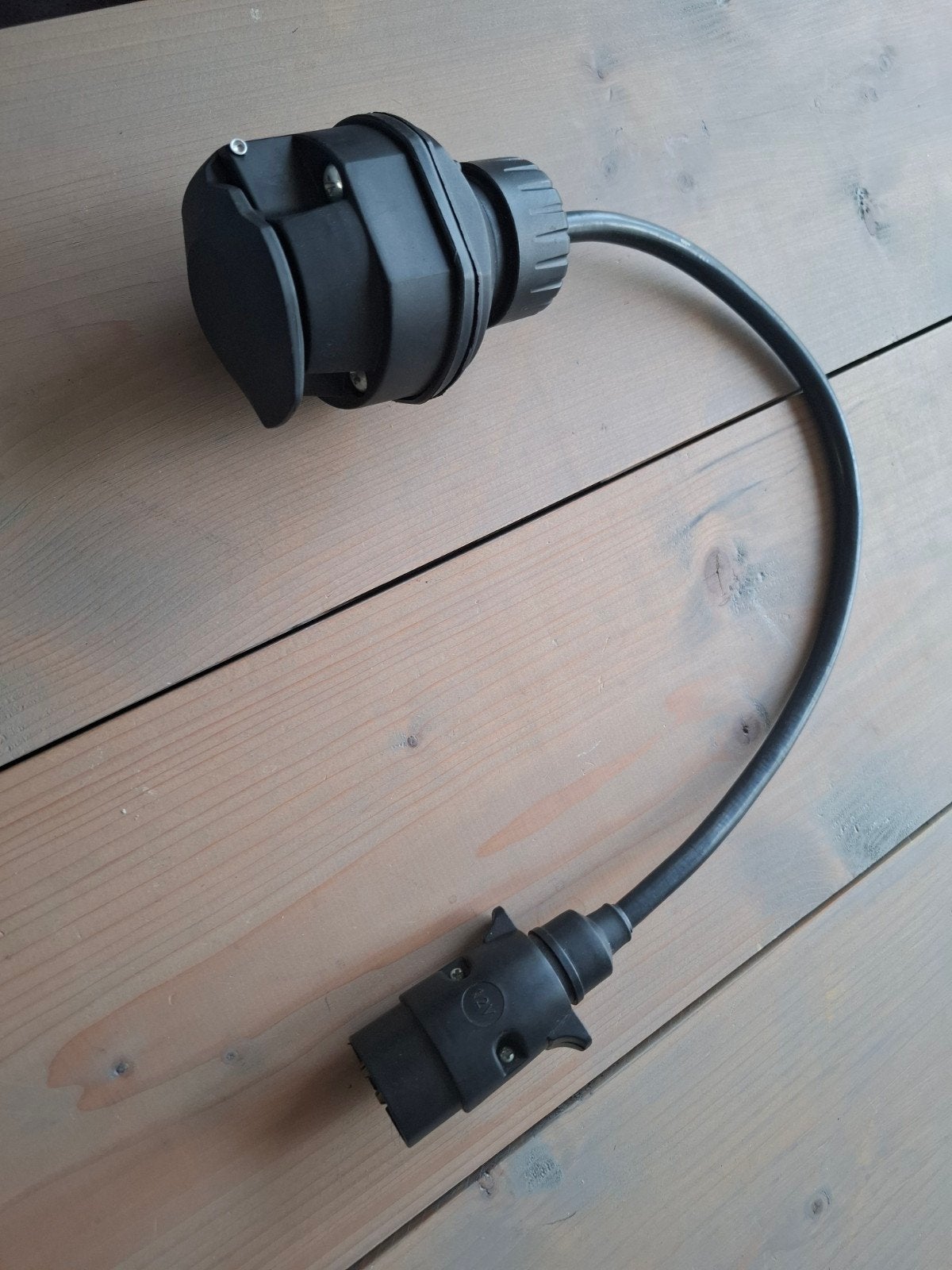 Verloopkabel van 7 polig naar 13 polig multicon west 30cm, Ophalen of Verzenden