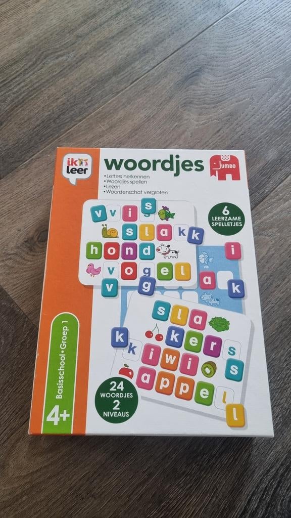 Jumbo Ik Leer Woordjes - Educatief Spel 4+, Ophalen of Verzenden, Zo goed als nieuw, Taal en Lezen
