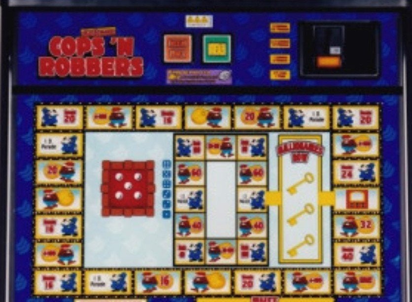 Cops n Robbers Deluxe gokkast, Euro, Ophalen, Gebruikt