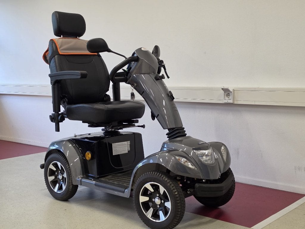 Scootmobiel Leopard 4 Deluxe bouwjaar 2022, Ophalen, Gebruikt, 16 km/u of meer, Mango