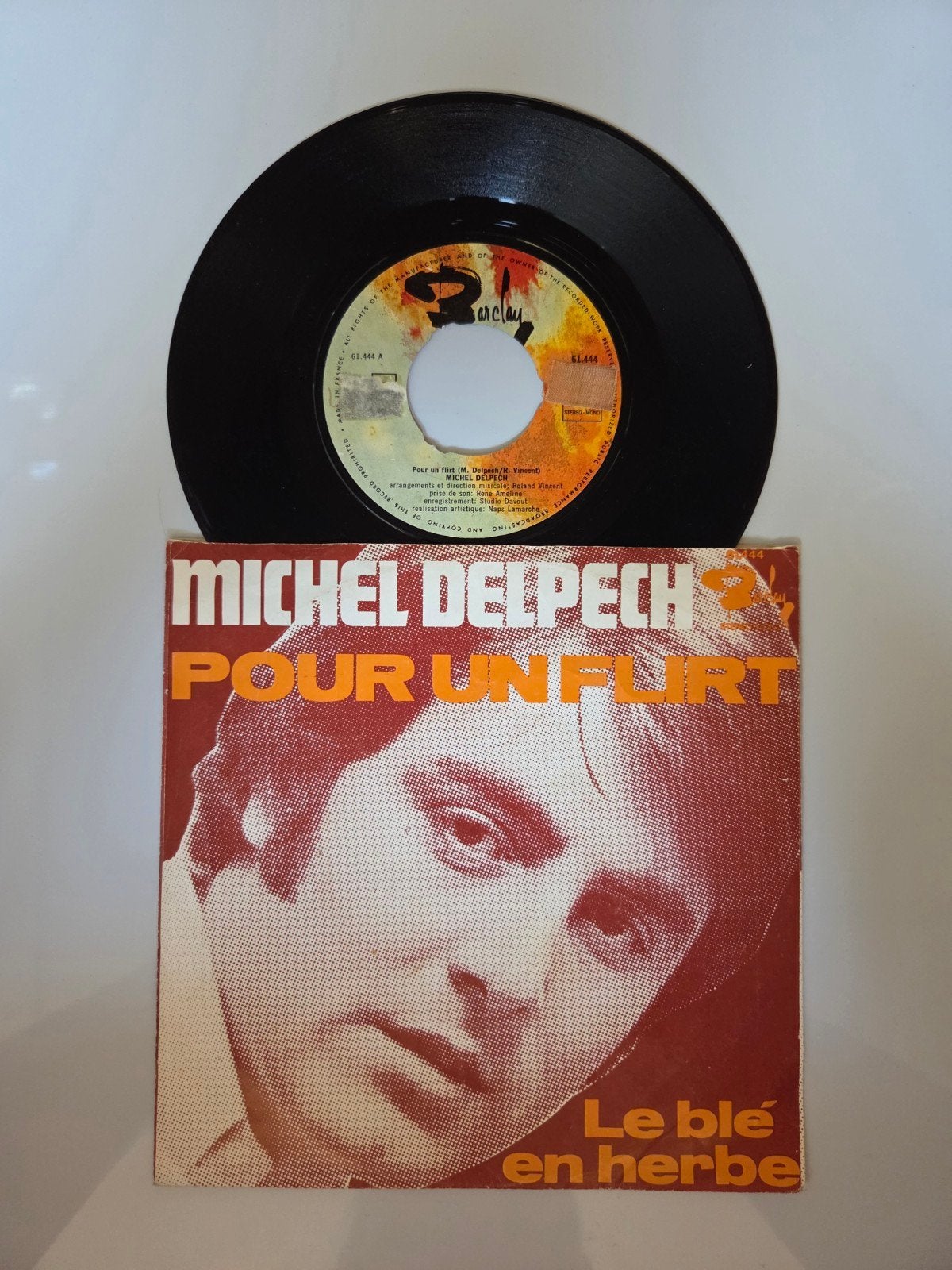Michel Delpech - Pour un flirt, Ophalen of Verzenden, Gebruikt, 7 inch, Pop