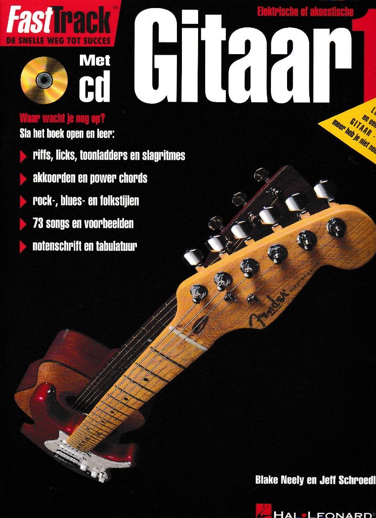Fast Track Gitaar 1 met CD nette staat, Muziek en Instrumenten, Bladmuziek, Verzenden, Gebruikt, Artiest of Componist, Gitaar