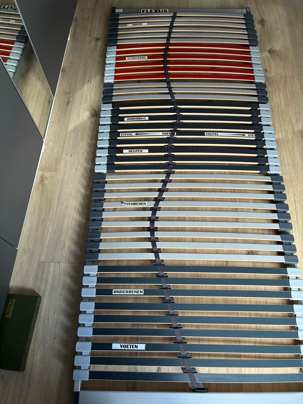 2x flexus lattenbodem 80x200 cm - Zo goed als nieuw, Huis en Inrichting, Slaapkamer | Bedden, Ophalen, Verstelbaar, Zo goed als nieuw