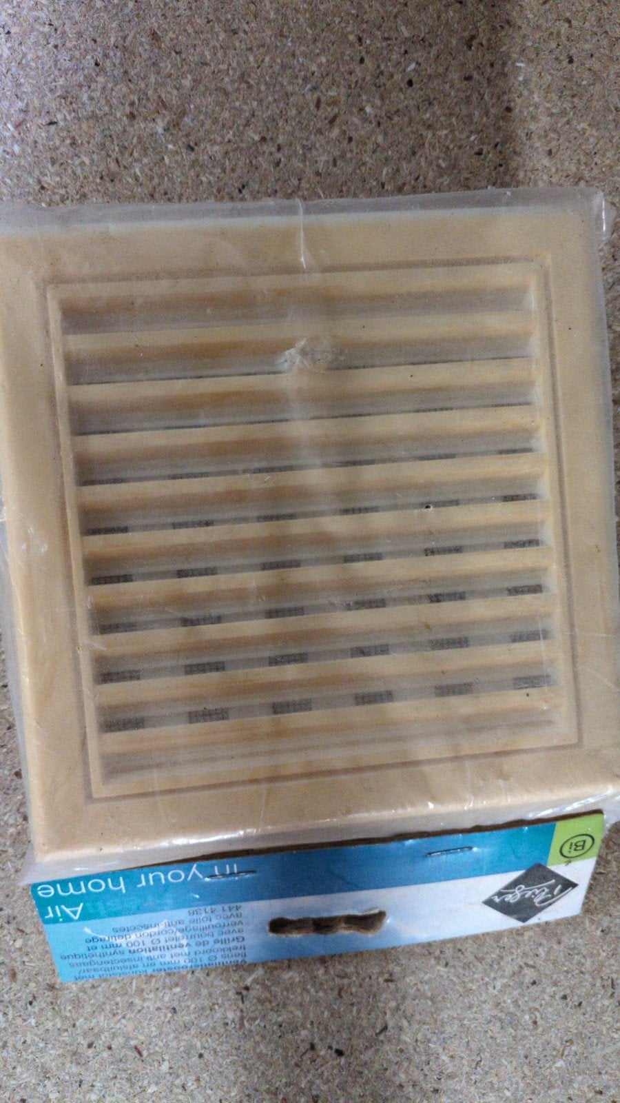 Ventilatierooster met insectengaas en trekkoord, Ophalen of Verzenden, Nieuw