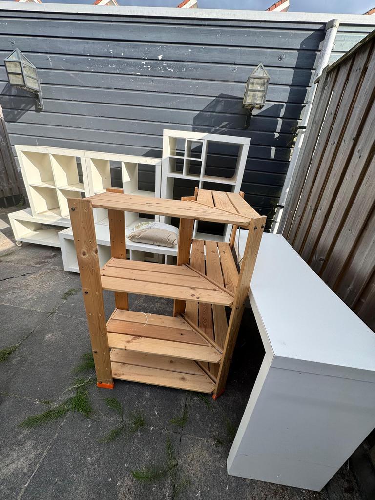 Diverse kasten en houten rekken, Ophalen of Verzenden, Zo goed als nieuw, Hout, Overige typen