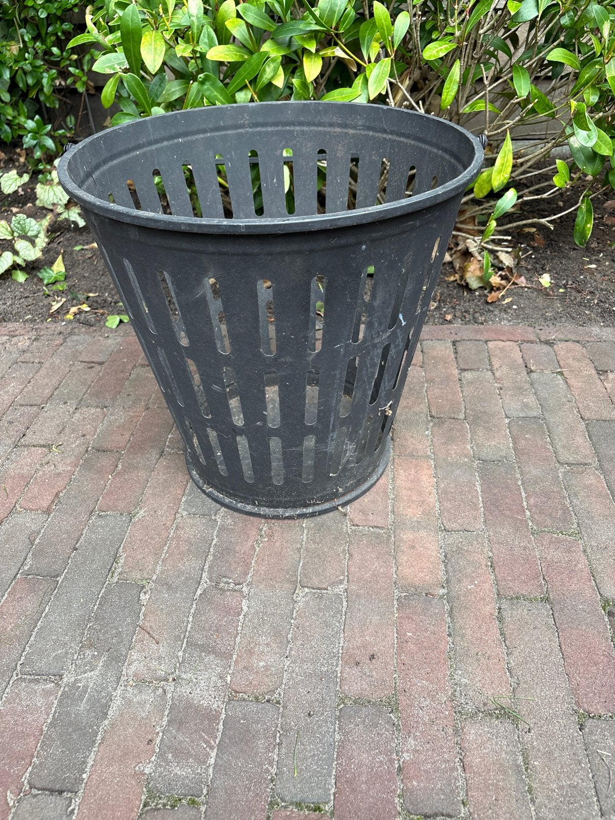 Mand voor houtopslag, Ophalen of Verzenden, Gebruikt, Rond, Kunststof