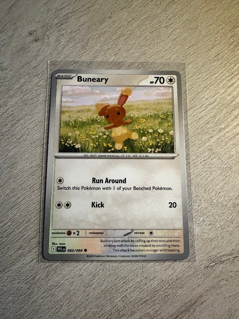 Buneary 083/094 Phantasmal Flames - Pokémon Kaart, Ophalen of Verzenden, Nieuw, Losse kaart