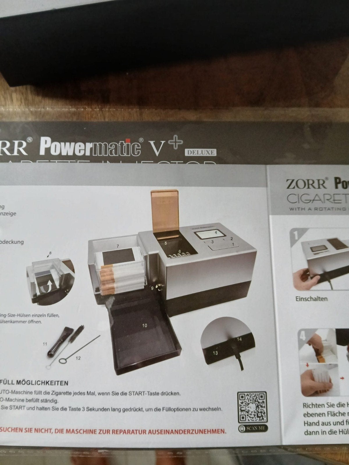 ZORR Powermatic V+ Deluxe Sigarettenmachine, Verzamelen, Ophalen of Verzenden, Zo goed als nieuw, Overige typen