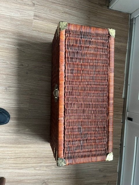rieten kist, Ophalen, Minder dan 50 cm, Gebruikt, 50 tot 100 cm
