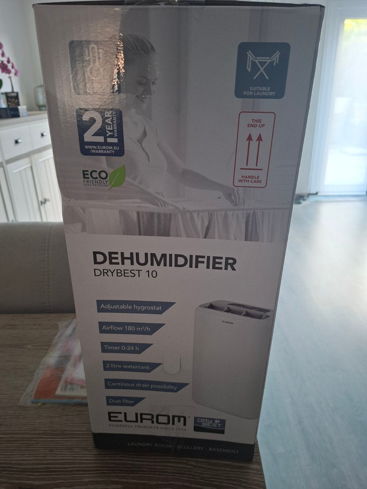 Eurom Drybest 10 Luchtontvochtiger, Witgoed en Apparatuur, Ophalen, Nieuw, Luchtontvochter