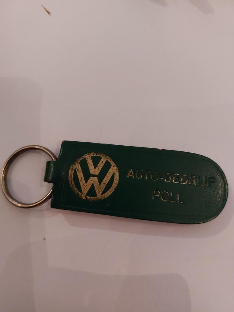Vintage Volkswagen sleutelhanger Auto-Bedrijf Poll, Verzamelen, Sleutelhangers, Ophalen of Verzenden, Gebruikt, Merk