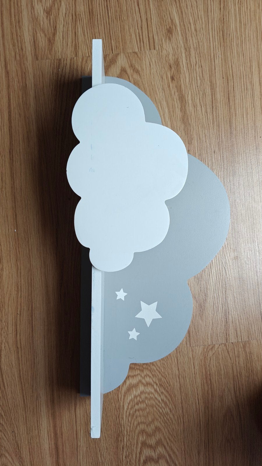 3 leuke wolkenwandplankjes uit Frankrijk voor de kinderkamer, Ophalen, Gebruikt, Overige merken, Wanddecoratie