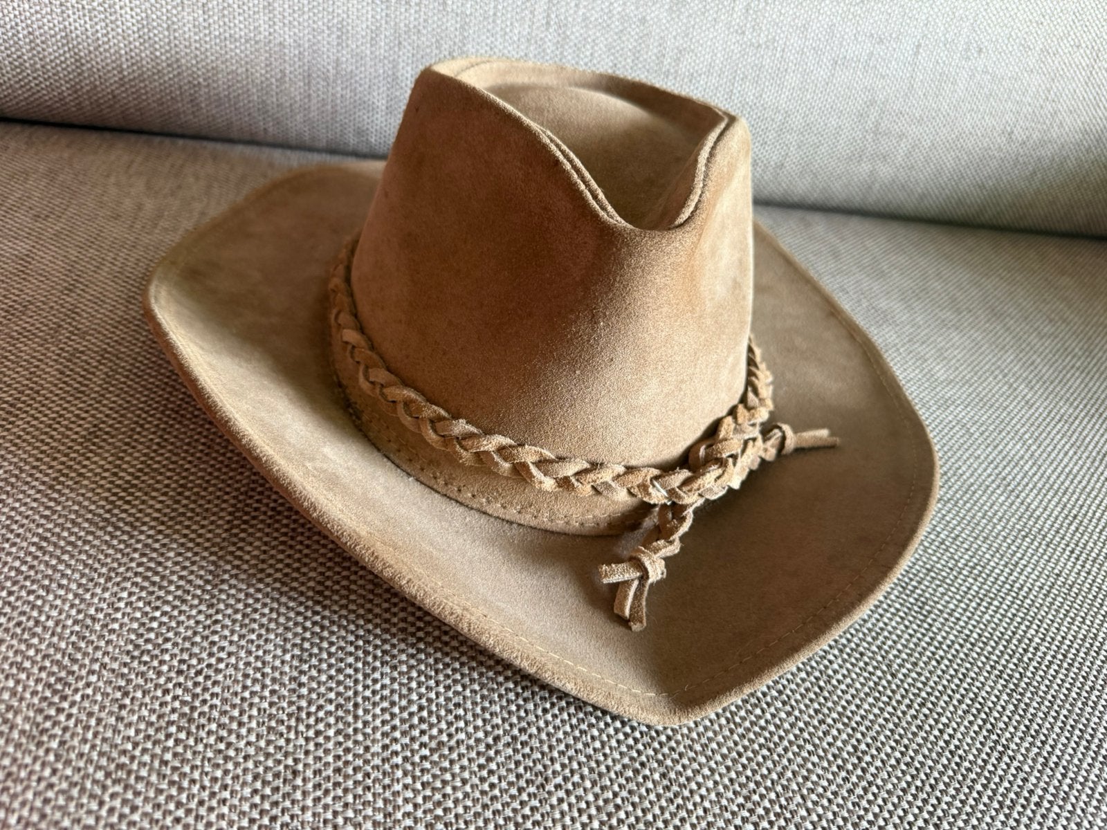 vintage cowboyhoed 60, Ophalen of Verzenden, Zo goed als nieuw