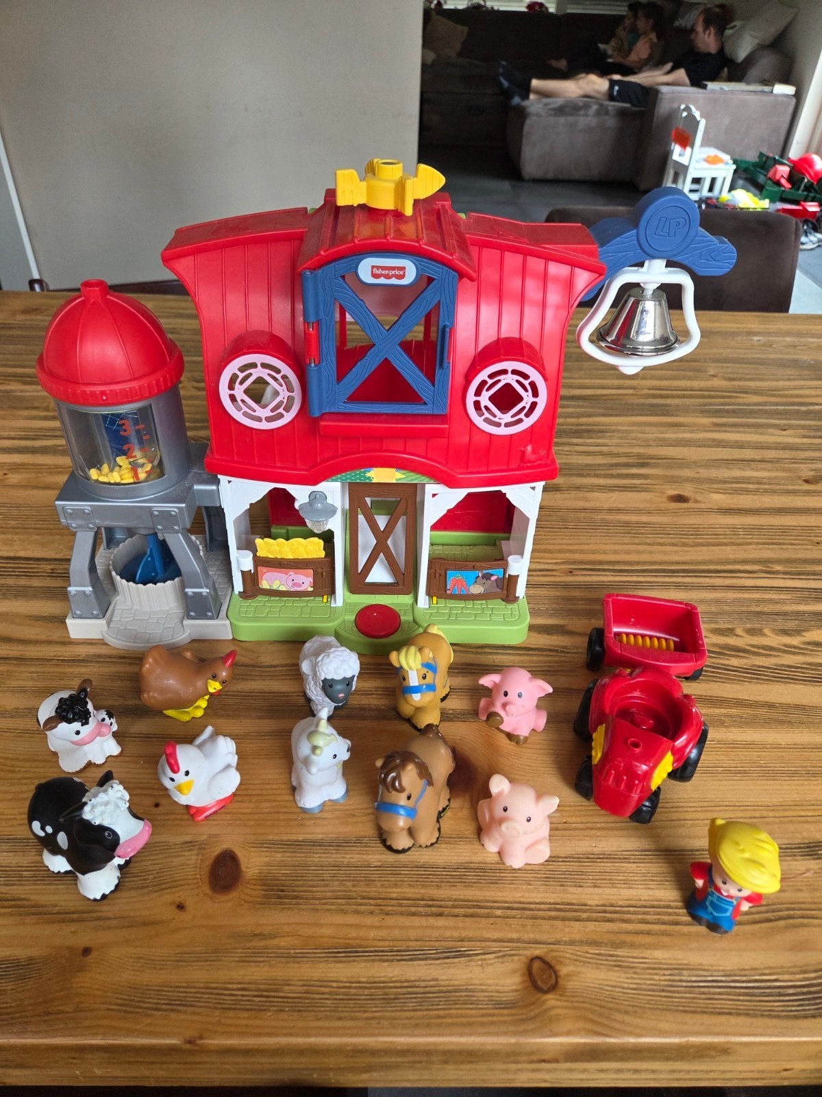 Fisher-Price Little People Boerderij met Dieren en Tractor, Ophalen of Verzenden, Gebruikt, Jongen of Meisje