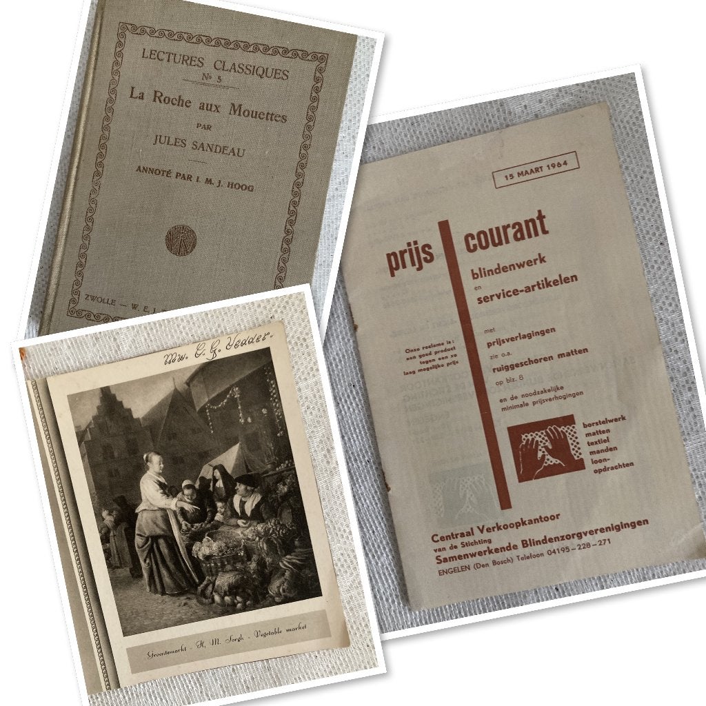 Brocante Oud Drukwerk uit 1920 - 1954 - 1964, ---, Ophalen of Verzenden, ---, ---