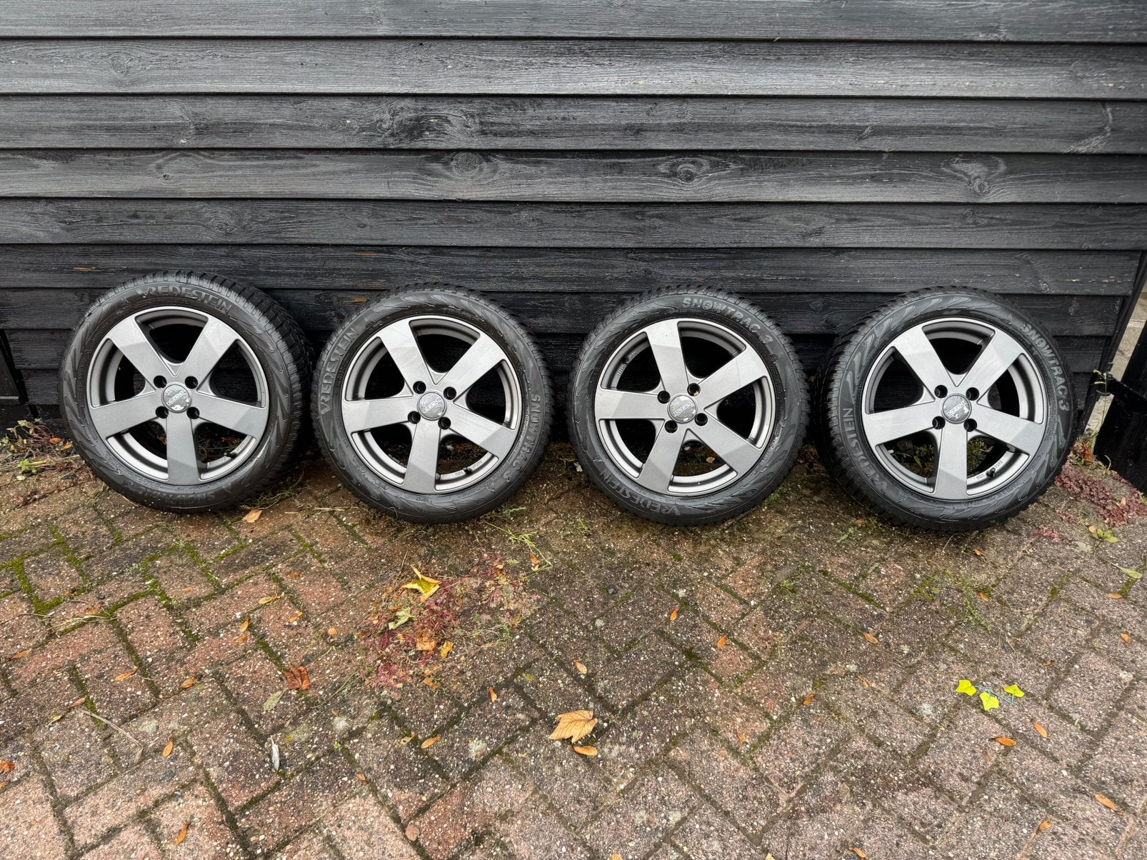 Winterwielen Fiat 500 185/55 R15, Auto-onderdelen, Ophalen, 15 inch, Banden en Velgen, 185 mm