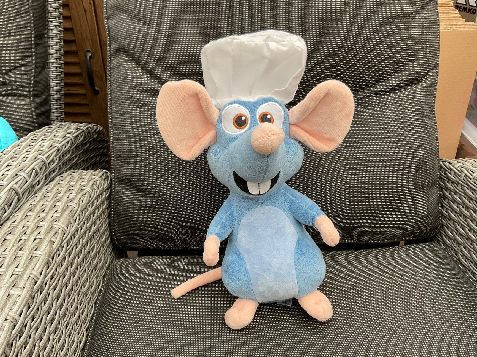 Nieuwe zgan Disney Ratatouille knuffel ca 35cm, Ophalen, Nieuw, Knuffel