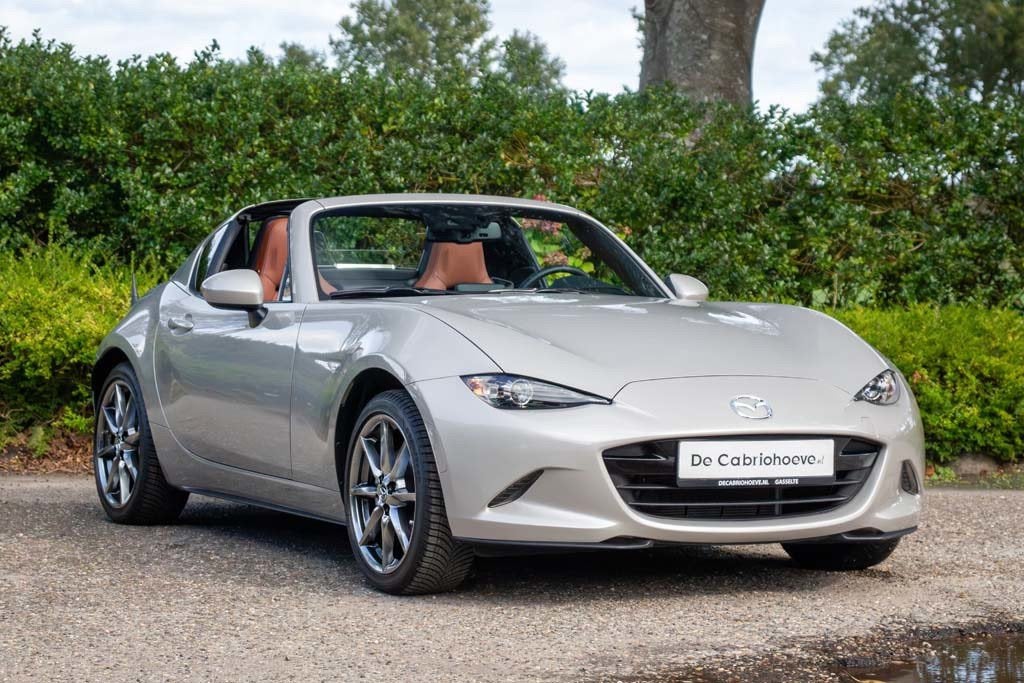 Mazda MX-5 RF NDRF 2.0l SkyActiv-G 184 GT-M Platinum Quartz, Auto's, Achterwielaandrijving, Gebruikt, 4 cilinders, Cabriolet