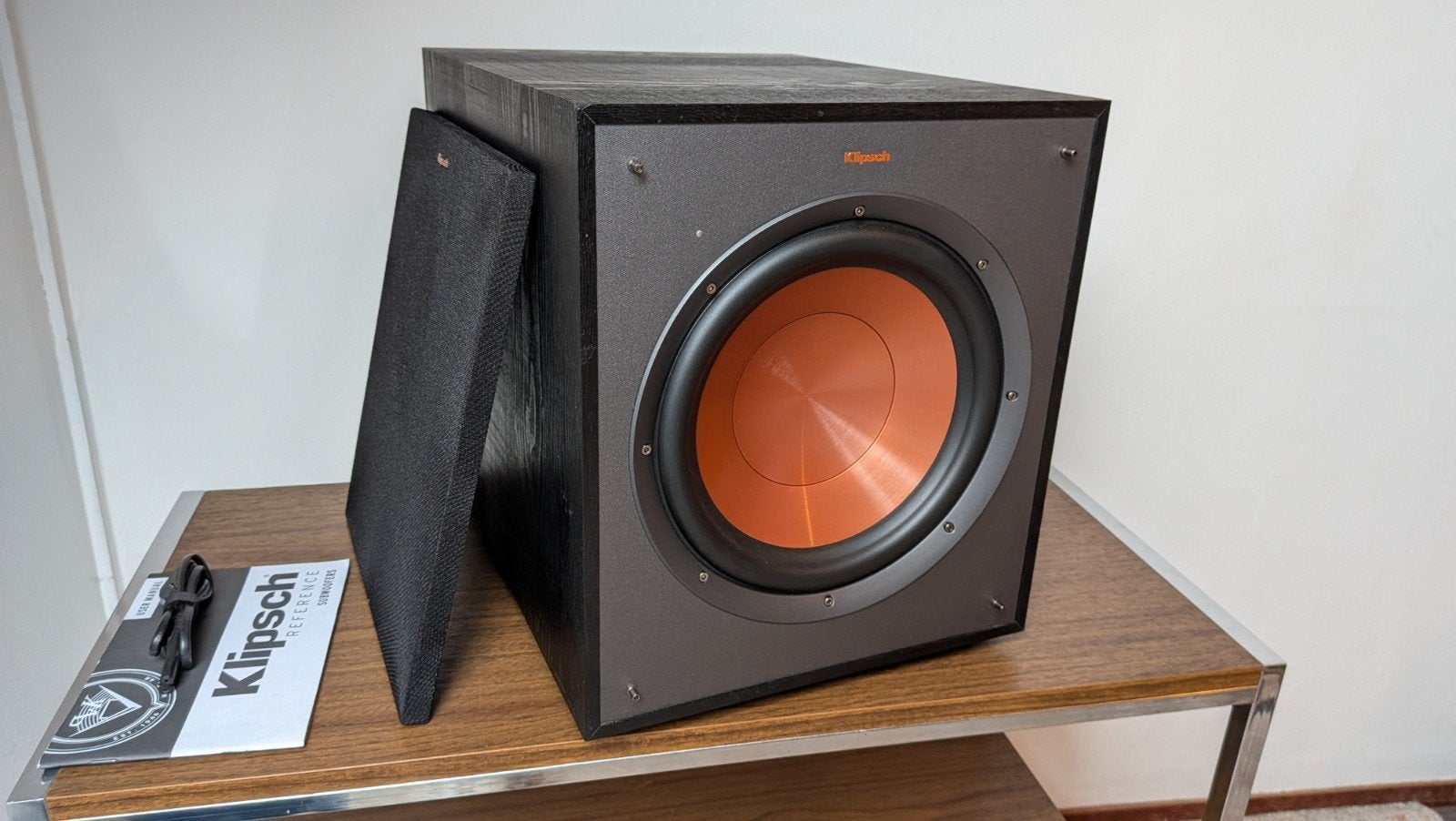 Klipsch R-100SW Subwoofer - Krachtige Bass voor Thuis, Audio, Tv en Foto, Luidsprekers, Ophalen of Verzenden