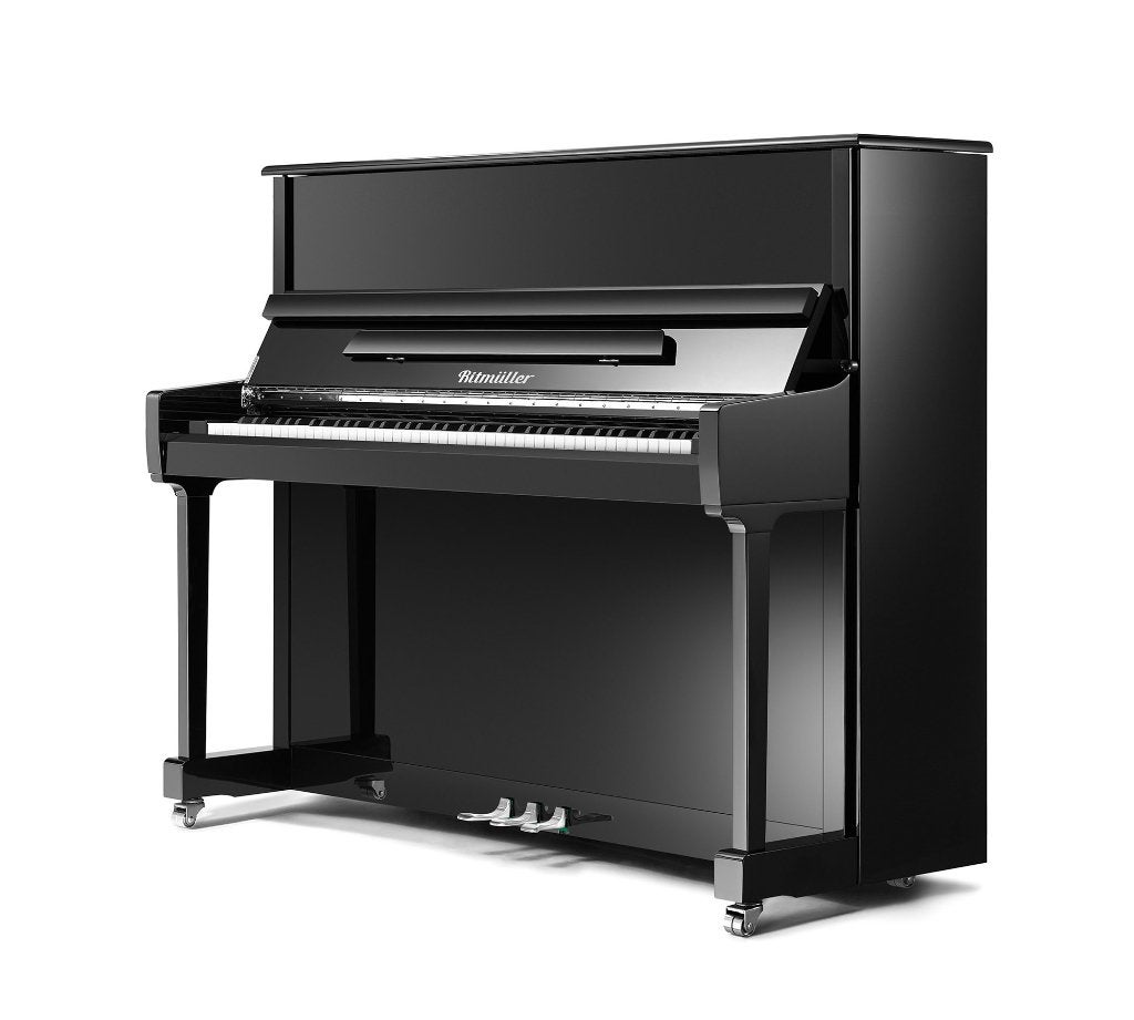 Ritmüller 122RS piano - zwart hoogglans met chroom - NIEUW, Muziek en Instrumenten, Piano's, Verzenden, Zwart, Nieuw, Piano