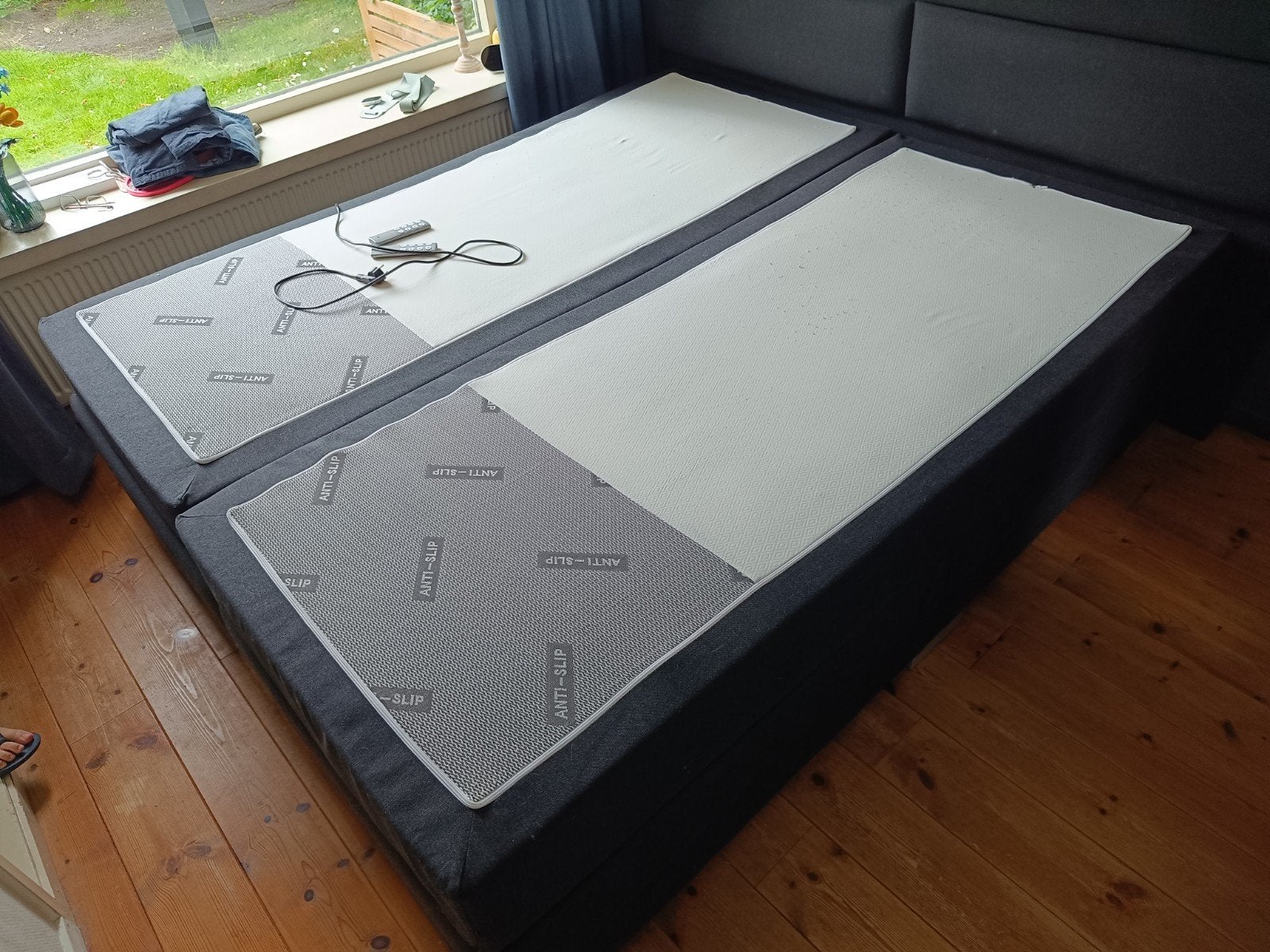 Elektrische Boxspringset - Thor 180x210, Ophalen, Gebruikt, Tweepersoons, 180 cm