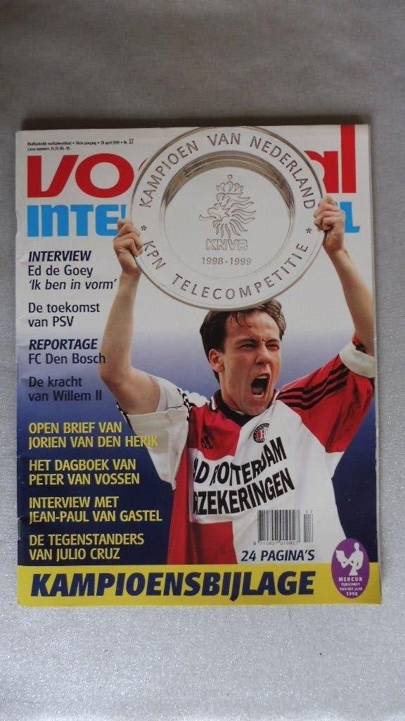 VI kampioenschapsbijlage Feyenoord 1999, Verzamelen, Ophalen of Verzenden, Gebruikt, Feyenoord, Boek of Tijdschrift