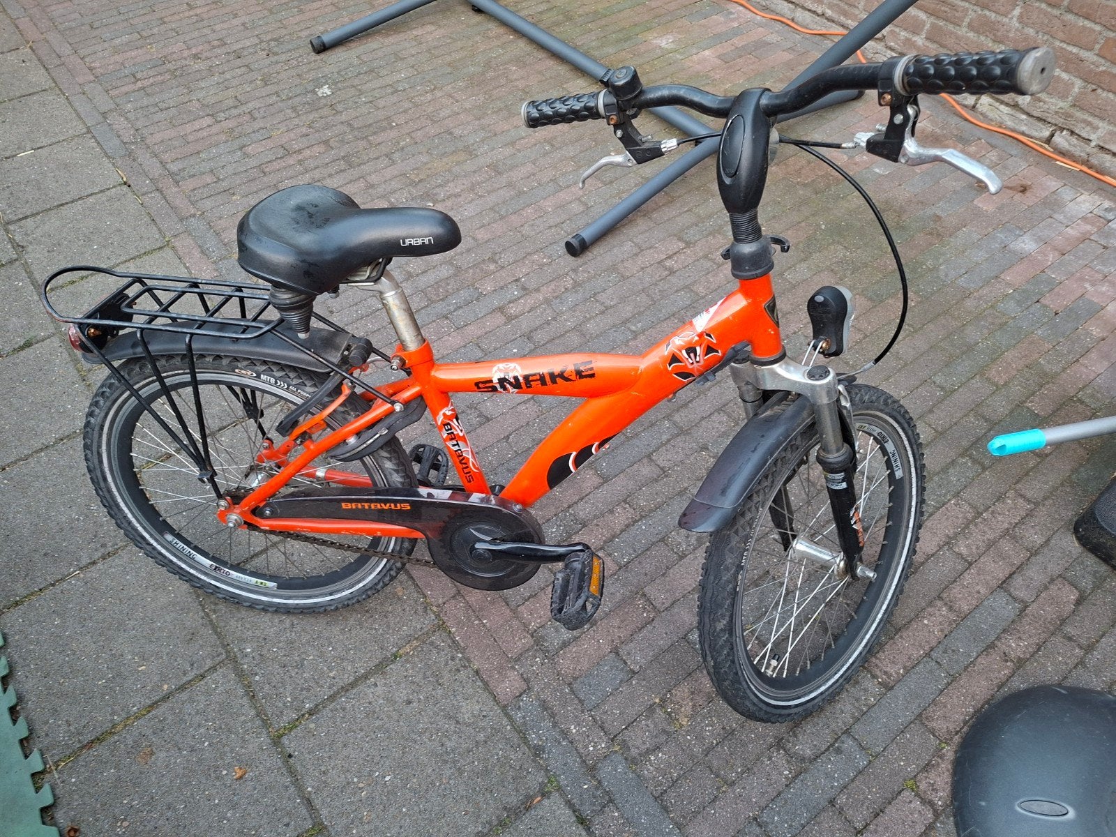 Batavus Snake 20 inch kinderfiets met terugtraprem, Fietsen en Brommers, Fietsen | Kinderfietsjes, Ophalen, Gebruikt, Batavus