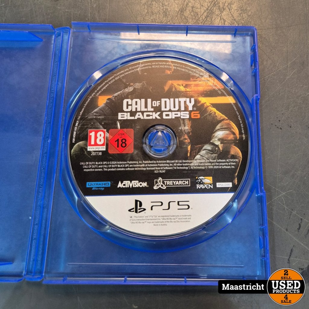 PS5 Game | Call Of Duty Black Ops 6 (Zonder Hoes), Spelcomputers en Games, Activision, Gebruikt, https://support.activision.com/contact-us