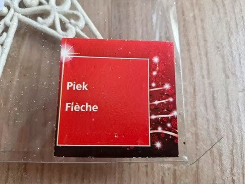 cremekleurige ster piek h, Diversen, Kerst, Evora, Onbekend, Nieuw, Ophalen of Verzenden