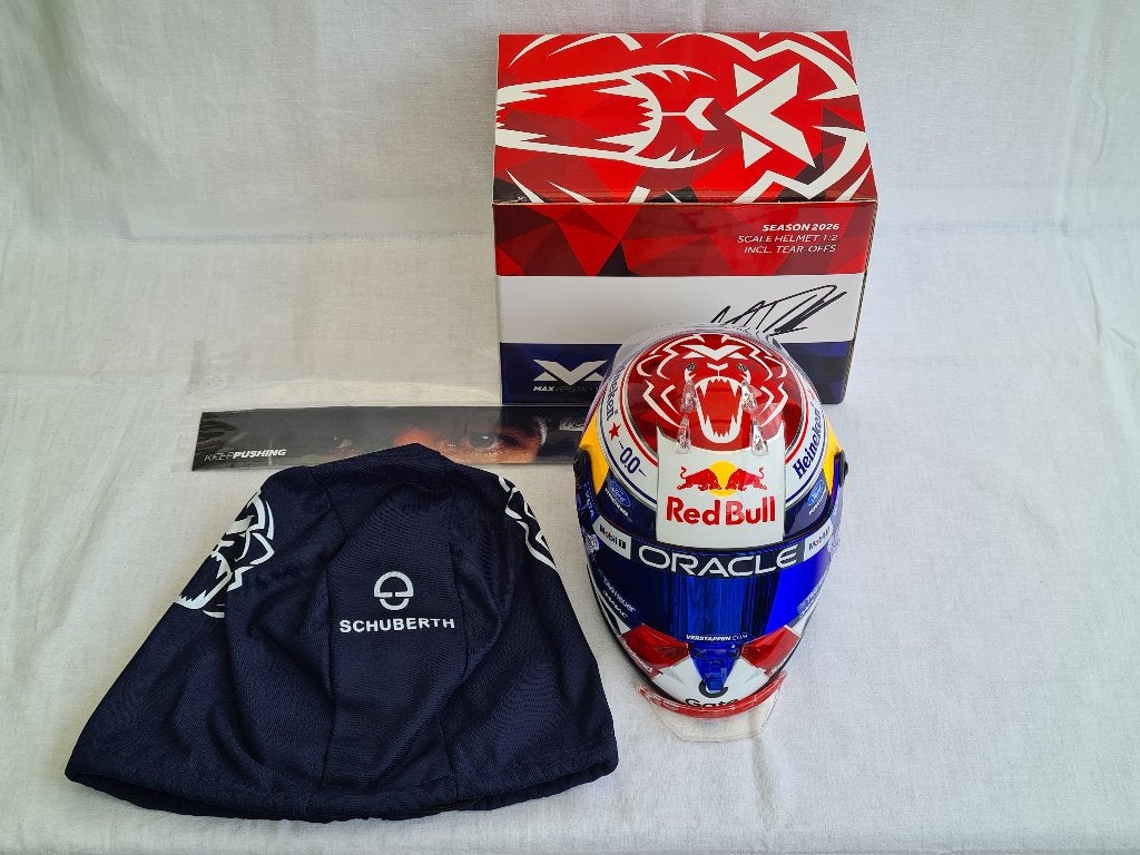 Helm Max Verstappen Seizoen 2026 Schuberth 1:2, Ophalen of Verzenden, Nieuw, Formule 1