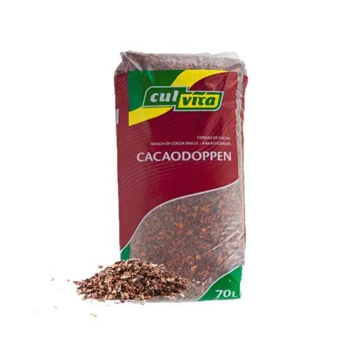 Nieuw! 2 zakken 70 liter cacaodoppen - Haarlem centrum, Ophalen, Cacaodoppen