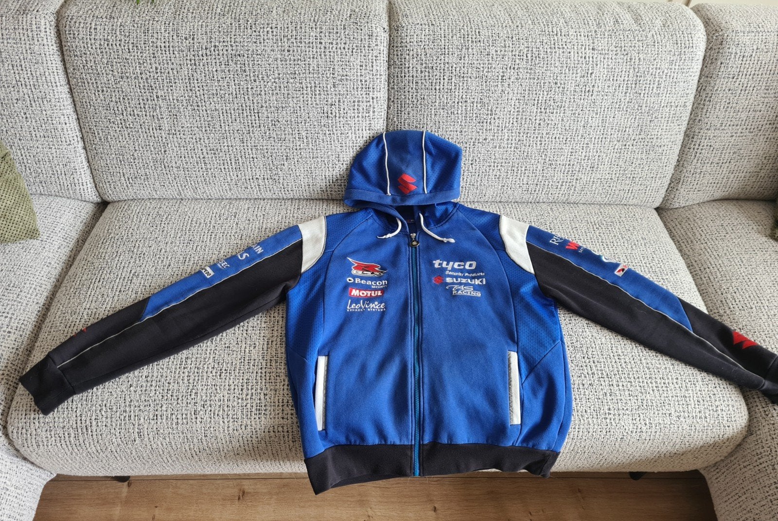 Tyco Suzuki BSB Vest TAS Racing Merchandise, Kleding | Heren, Ophalen of Verzenden, Gedragen, Maat 48/50 (M), Blauw