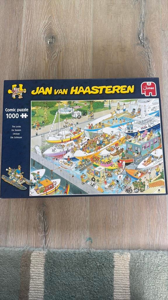 Jan van haasteren De sluizen, Ophalen of Verzenden, 500 t/m 1500 stukjes, Zo goed als nieuw