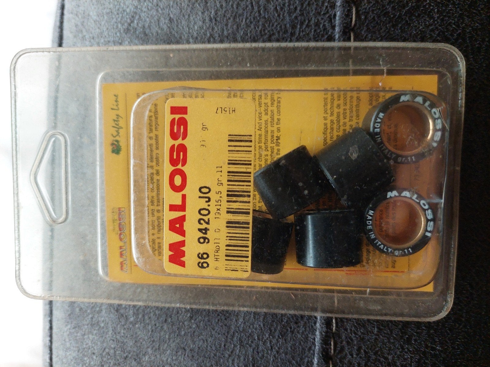 malossi rollers. 6x.  19x15,5gr., Ophalen