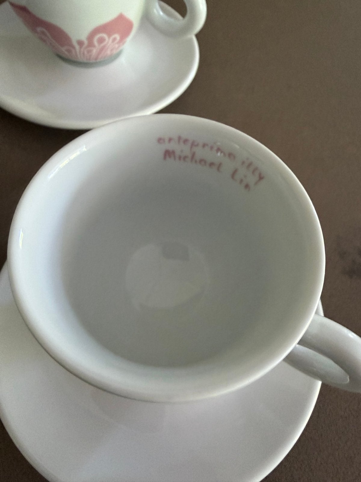 Illy Michael Lin Anteprima Cappuccino Kopjes en Schotels (6), Ophalen of Verzenden, Zo goed als nieuw, Overige stijlen, Kop(pen) en/of Schotel(s)