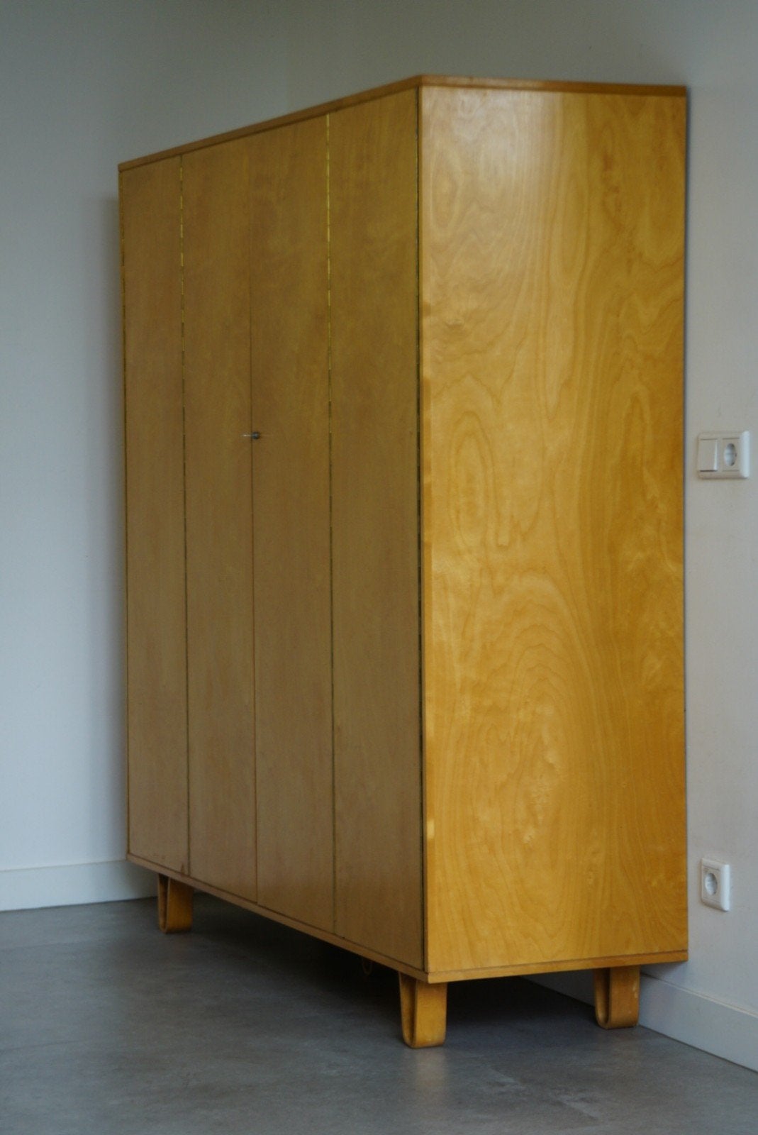 Vintage Pastoe KB04 Cees Braakman berkenserie luspoten, Gebruikt, ., 150 tot 200 cm, .