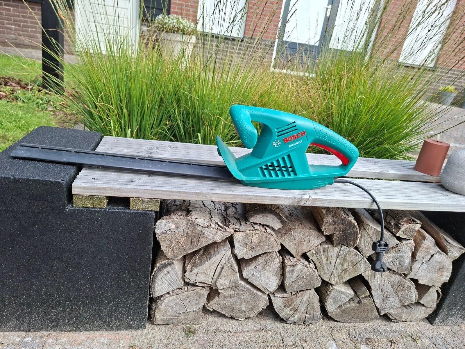Bosch AHS 450-16 heggenschaar - Gebruikt, goede staat, Ophalen of Verzenden