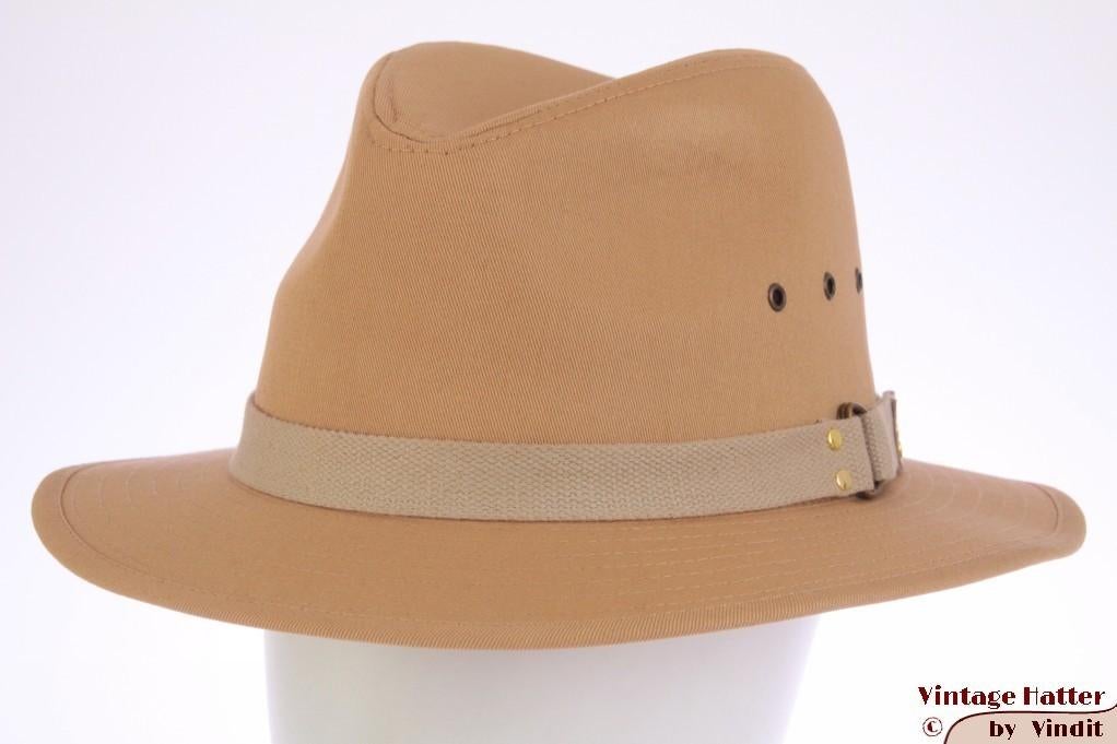 Outdoor hoed Hawkins zalmbeige katoen 58, 59 en 61 nieuw, Hoed, Nieuw, Ophalen of Verzenden, 58 of 59 cm (L, 7¼ of ⅜ inch)